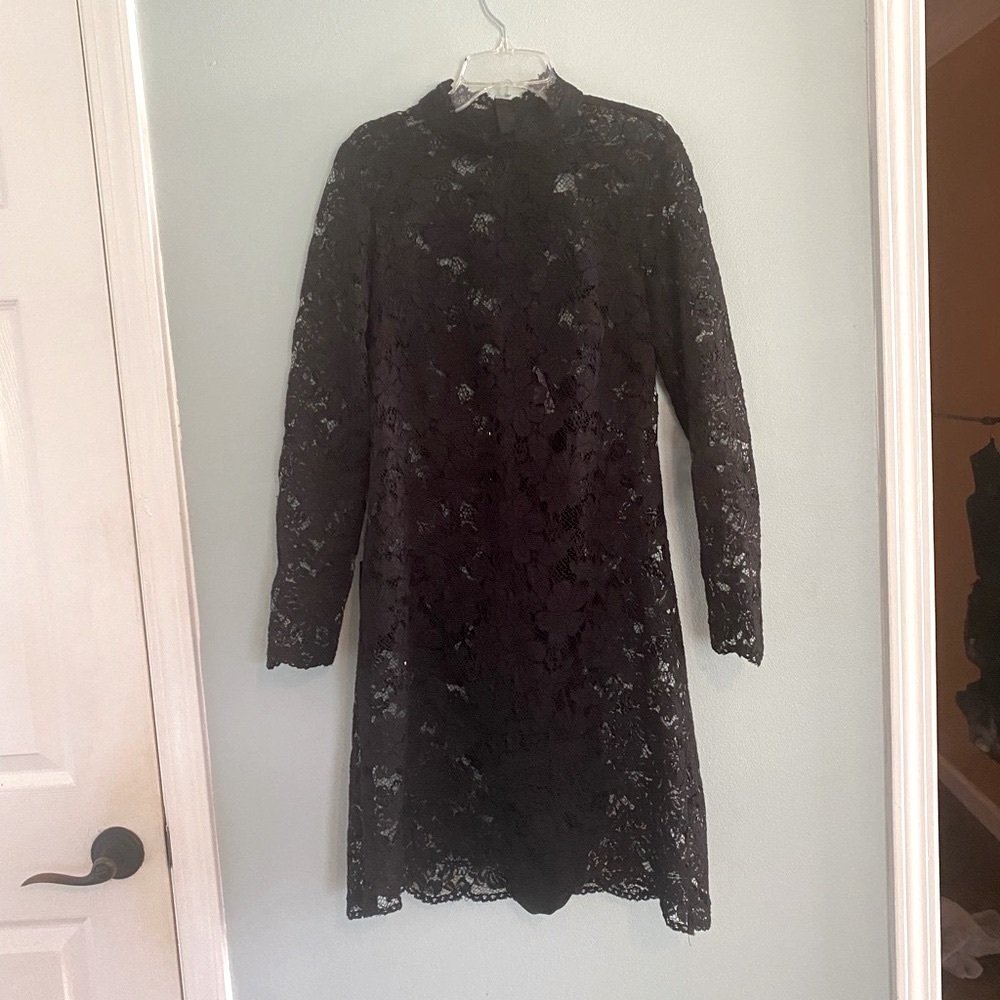 Long sleeve lace dress